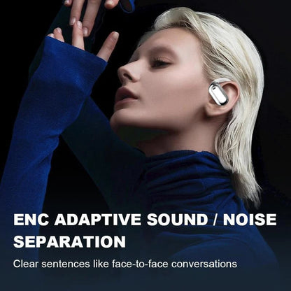 🔥 Bluetooth 5.4 Open-Ear AI Translation Earbuds – Clear Calls, Voice Recording & IPX5 Waterproof