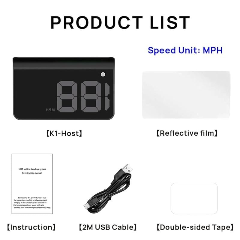 🔥New 2026 Model🚗 GPS Head-Up Display Speedometer – Digital HUD for Cars, Trucks & Motorcycles