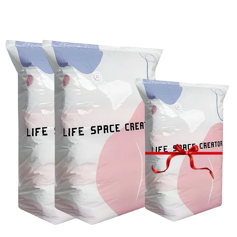 📦【4 items】 Large-Capacity Vacuum Bags – No Pump Needed! 💨✨