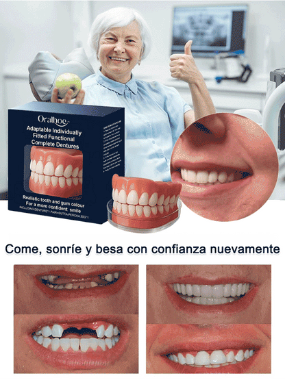 🔥Gran Oferta -📢Juego de prótesis dentales funcionales completas