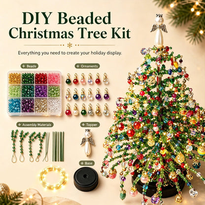 🎅 DIY Beaded Christmas Tree Kit – Create a Sparkling Holiday Decoration 🎄🎁