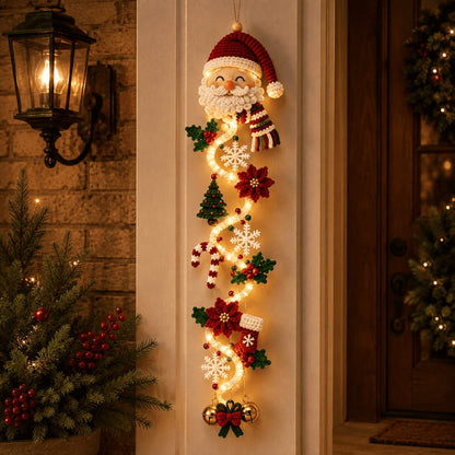 ⏳ Last day! 49% OFF – 🎅MerryCascadeTM Glowing Christmas Door Hanger