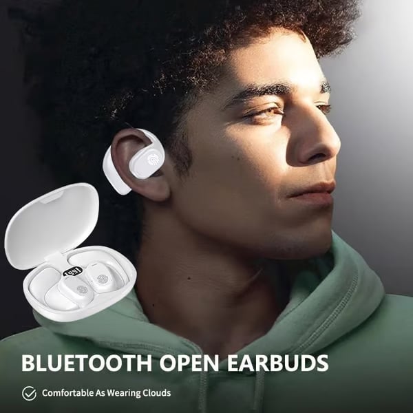 🔥 Bluetooth 5.4 Open-Ear AI Translation Earbuds – Clear Calls, Voice Recording & IPX5 Waterproof
