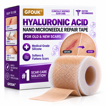 ✅GFOUK® Hyaluronic Acid Nano Microneedle Repair Tape🦘👨‍⚕️