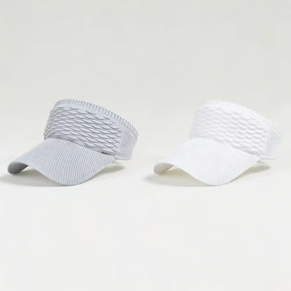 2-Pack Women's High Ponytail Sun Visor Hats