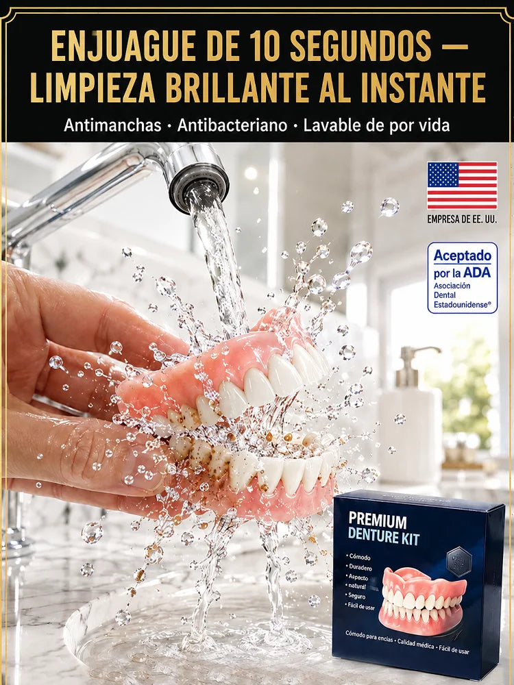 😁🦷 Prótesis dental completa médica certificada por ADA de EE. UU.