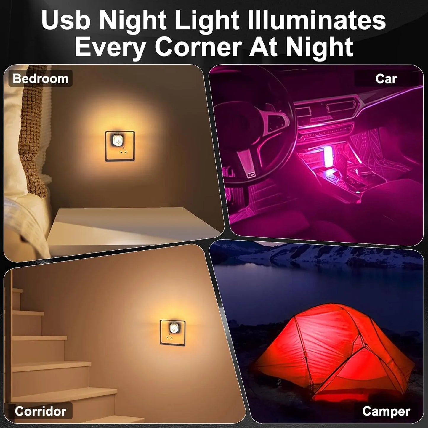 💡 Car USB Night Light Bulb