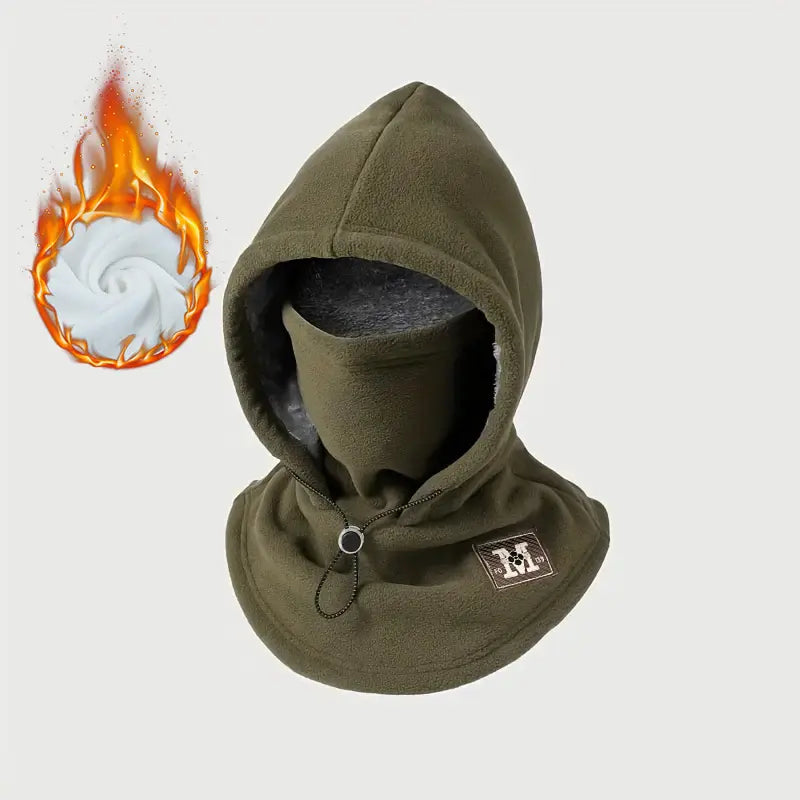 🧢One-piece Flannel Warm Mask Hat for Cycling
