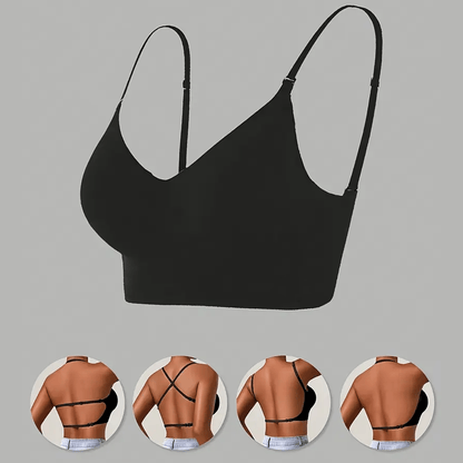🏆Last Day 49% OFF🔥Women's Solid Color Wireless Backless Bra