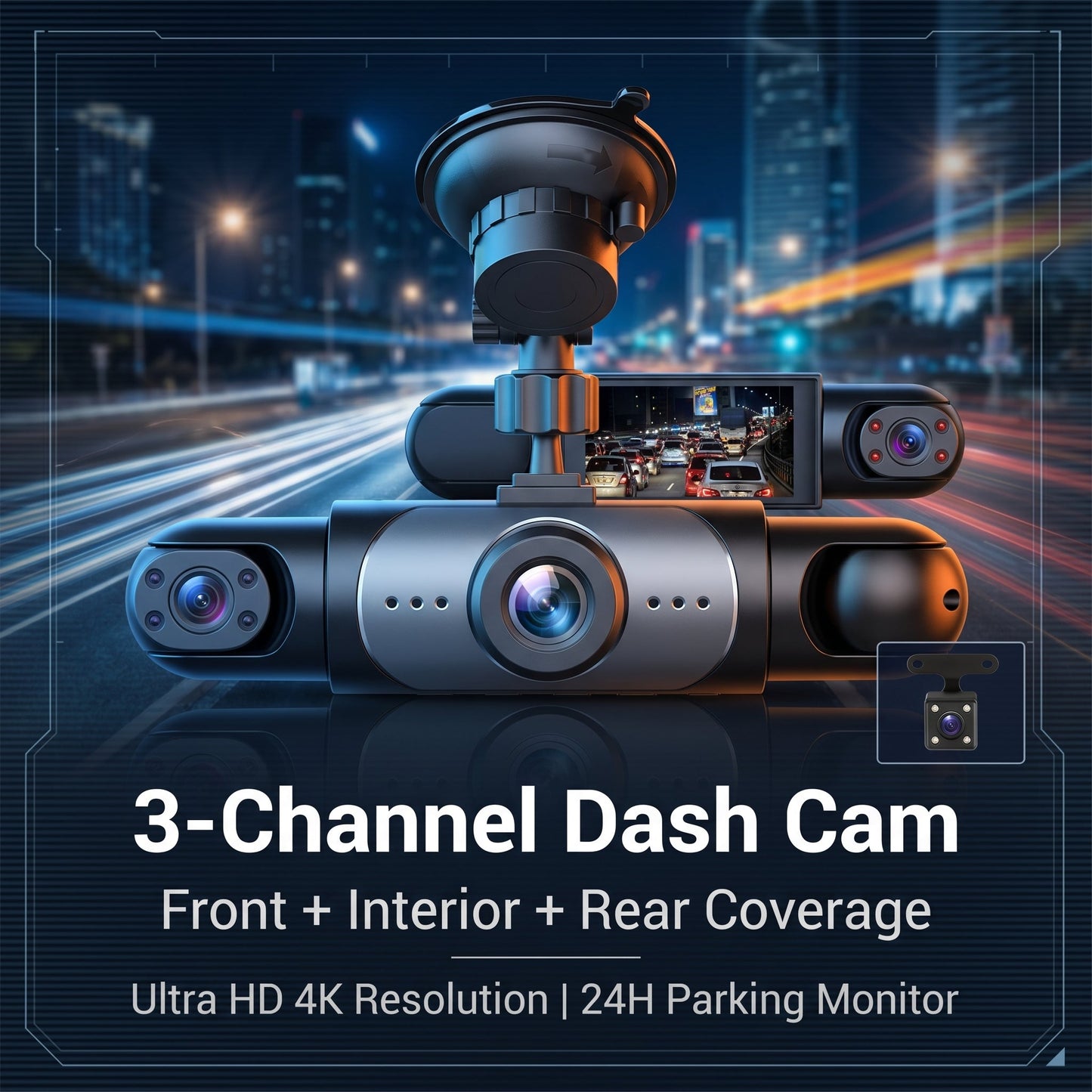 🎁LAST DAY 49% OFF🔥 Full View Car Dashcam System
