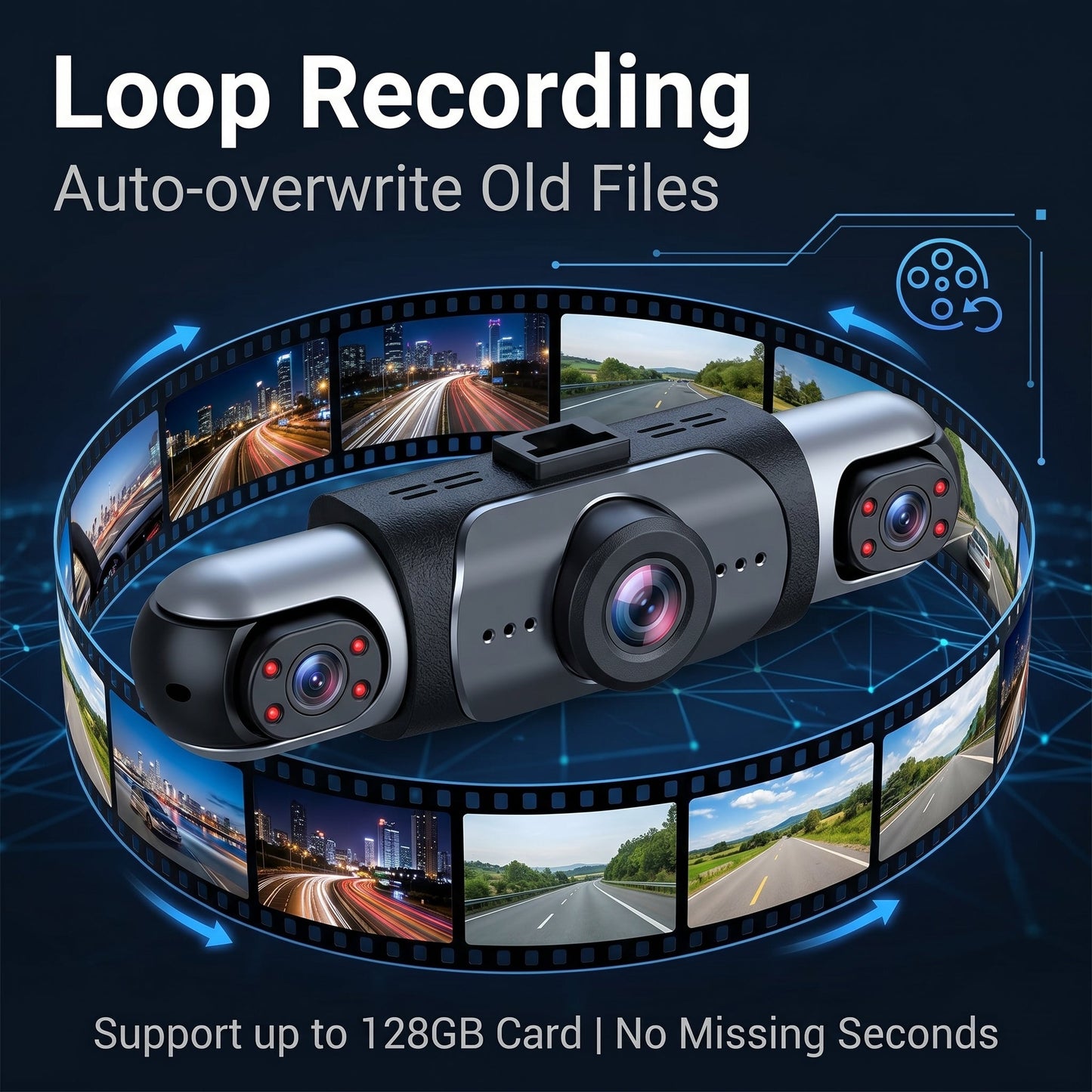 🎁LAST DAY 49% OFF🔥 Full View Car Dashcam System
