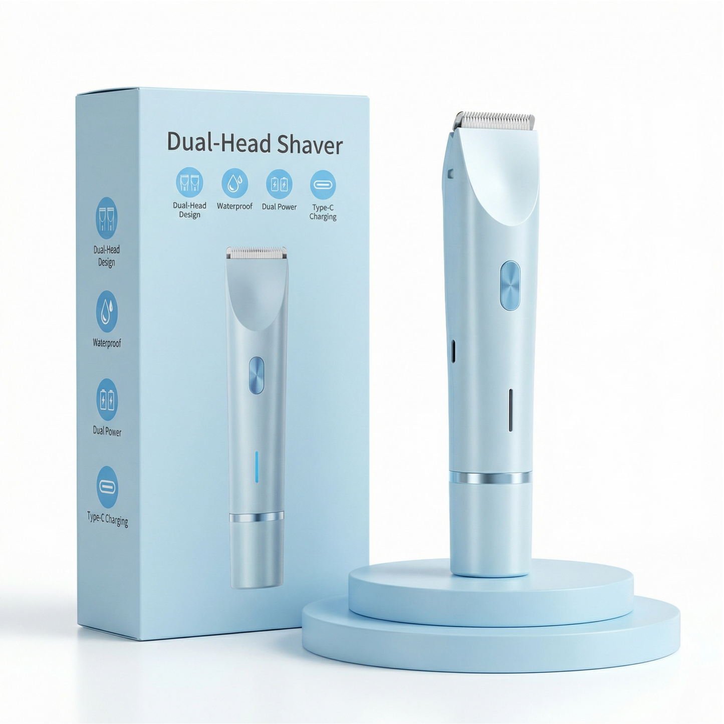 2 in 1 Women Body Shaver