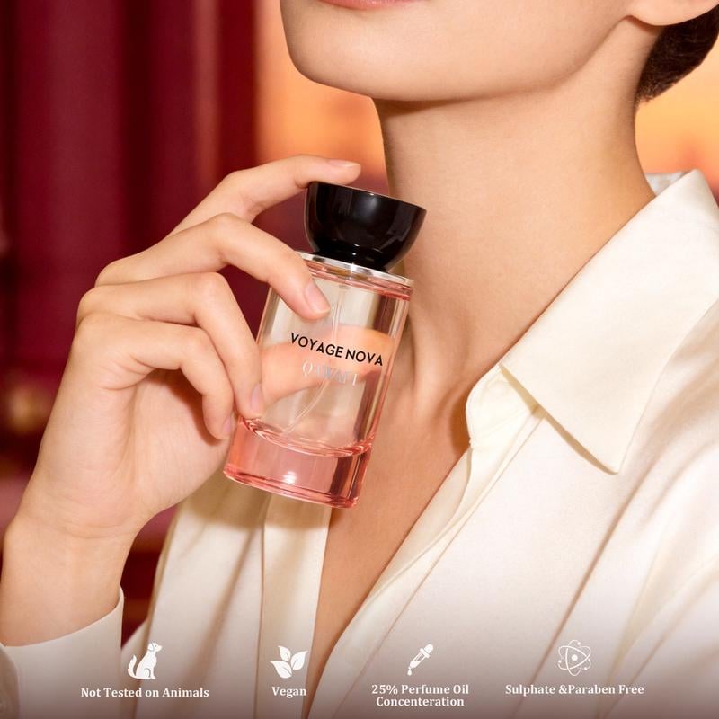 🔥Last Day 49% OFF🌹Voyage Nova | Rosey Fruity Floral | Extrait De Parfum  | Long Lasting Luxury Fragrance