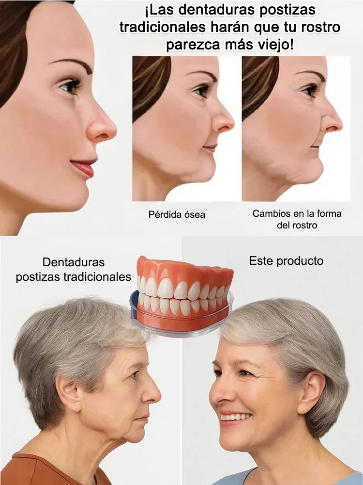 🔥Gran Oferta -📢Juego de prótesis dentales funcionales completas