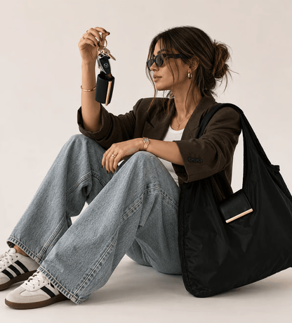 Toworkact™ Varelli Charm Transformable Bag – Stylish Vegan Leather Tote & Keychain Charm