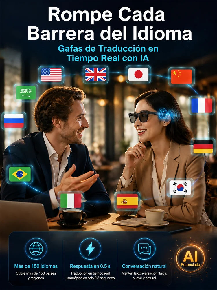 Gafas inteligentes con Bluetooth AI