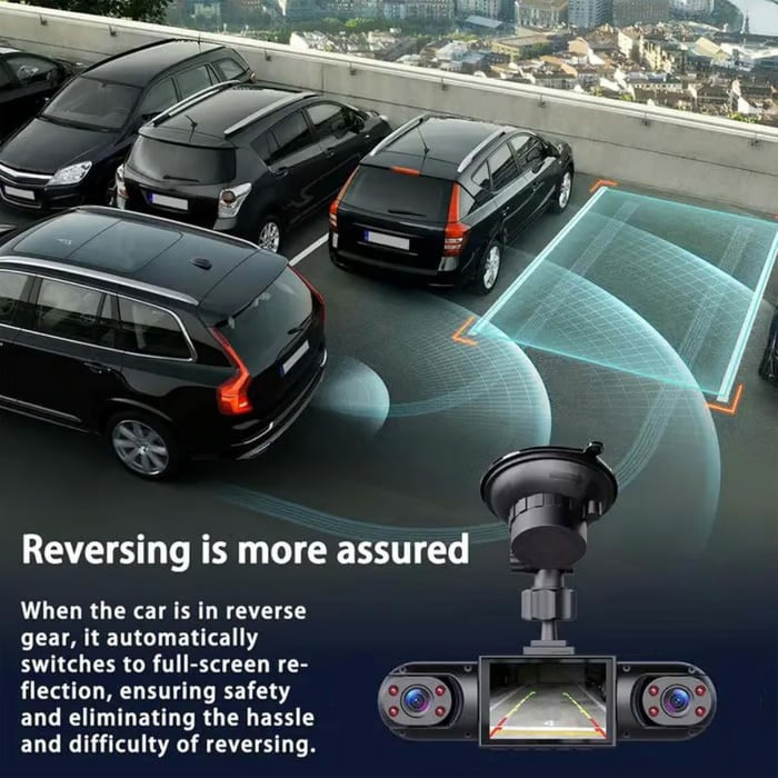 ⚡Flash Sale🔥 50K+ SOLD! Almost Gone - Full View Car Dashcam System