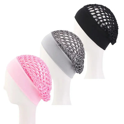 🎁3-Piece Stretchy Wide-Edge Sleeping Cap Set💎