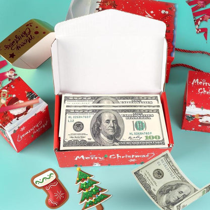 🎄 Surprise Gift Box Explosion Unique Folding Bouncing Red Envelope Cash Box