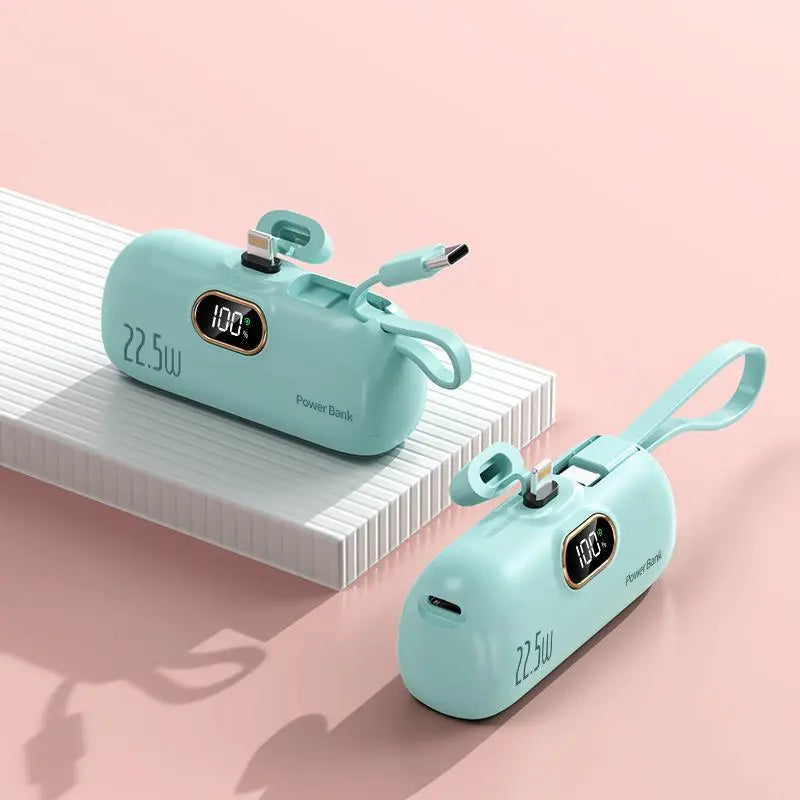 22.5W Fast Charging Capsule Power Bank