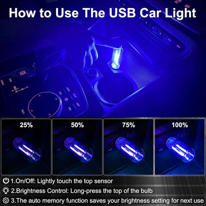💡 Car USB Night Light Bulb