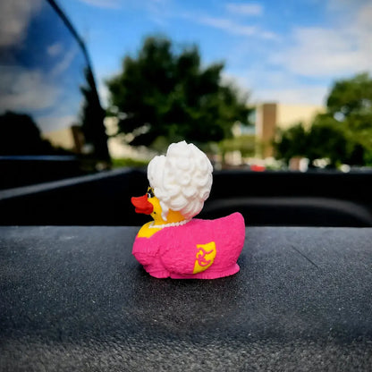 Dolly Duck - 3D Printed Collectible, Cute Desk & Car Decor🦆