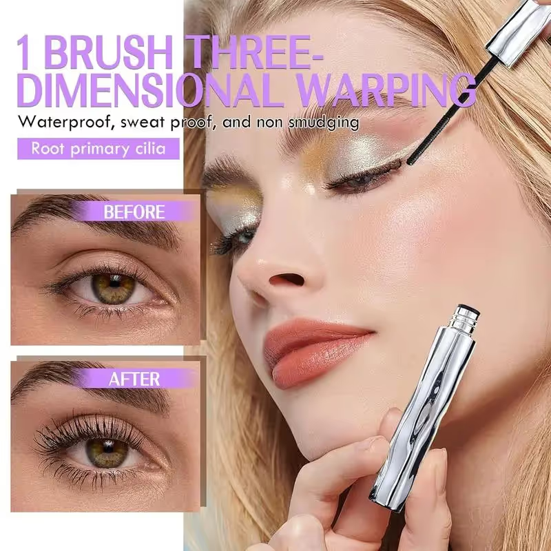 🎁 BUY 1 GET 1 ✨ Eyelash Primer,Tubular Eyelash Primer,WaterproofLong Curling Mascara,Natural And Non-Smudged