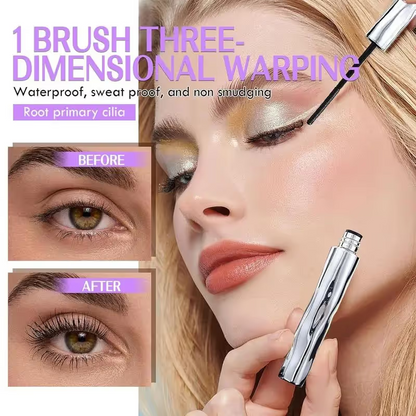 🎁 BUY 1 GET 1 ✨ Eyelash Primer,Tubular Eyelash Primer,WaterproofLong Curling Mascara,Natural And Non-Smudged