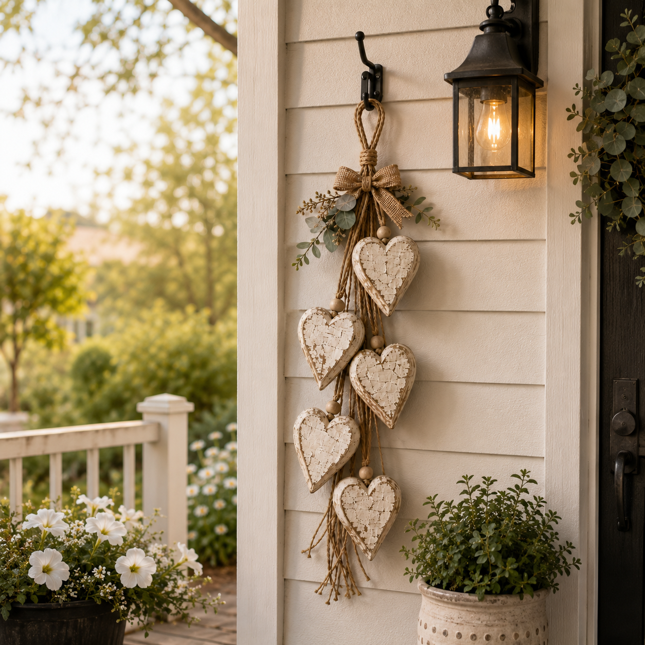 🍂🤎Hanging Heart Wall Decor