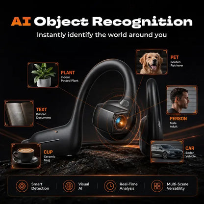 🎧 E12 Bone Conduction Open-Ear Audio Glasses with 8MP HD EIS Camera – 160+ Language AI Translation, Bluetooth Sports Headset & IP56 Waterproof Wearable for Cycling, Vlogging & Action Video