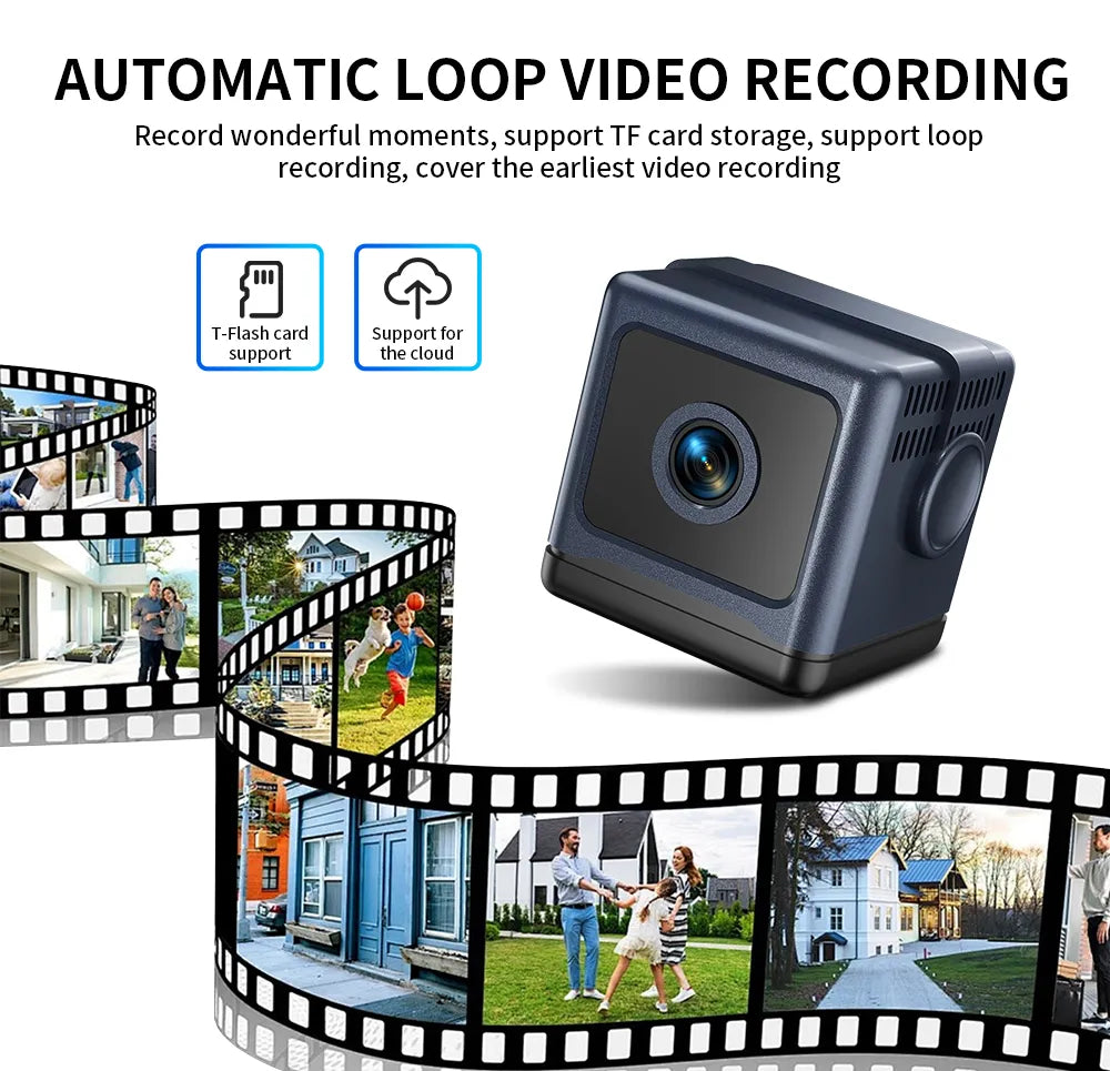 Smart WiFi Security Camera – 1080P HD, Night Vision, Motion Detection, Low Power