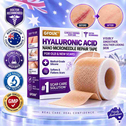 ✅GFOUK® Hyaluronic Acid Nano Microneedle Repair Tape🦘👨‍⚕️