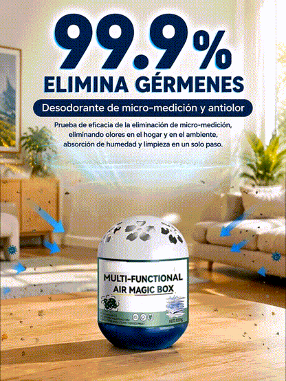 Caja eliminadora de polvo de nivel micrométrico