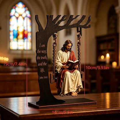 🔥✝️📚Christian Jesus Swing Ornament