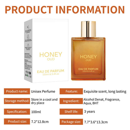 🎁Sales of 50k+ and Exclusive Offer - 49% OFF 🍊Luxury Honey Oud Unisex Eau De Perfume (100ml)