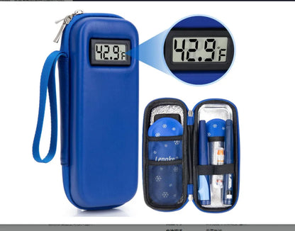 Nsulin Cooler Travel Case ❄️💙 Built-in Temperature Display 🌡️