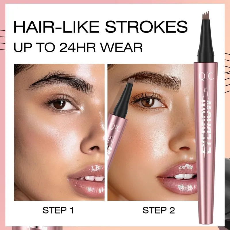 ✨Last Day Buy 1 Get 1 Free🖌️ Waterproof Micro-Fork Brow Pencil – Natural Hair-Like Brows