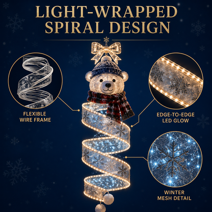 🎄Last day for 50% off🎄Christmas Magic Spiral Hanging LED Light Collection