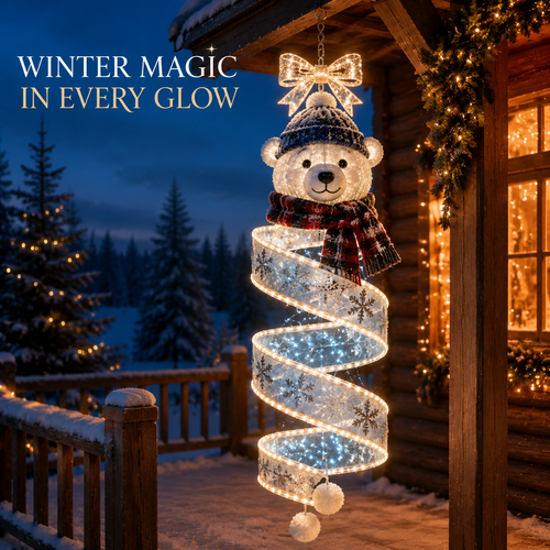 🎄Last day for 50% off🎄Christmas Magic Spiral Hanging LED Light Collection