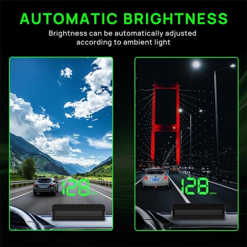🔥New 2026 Model🚗 GPS Head-Up Display Speedometer – Digital HUD for Cars, Trucks & Motorcycles