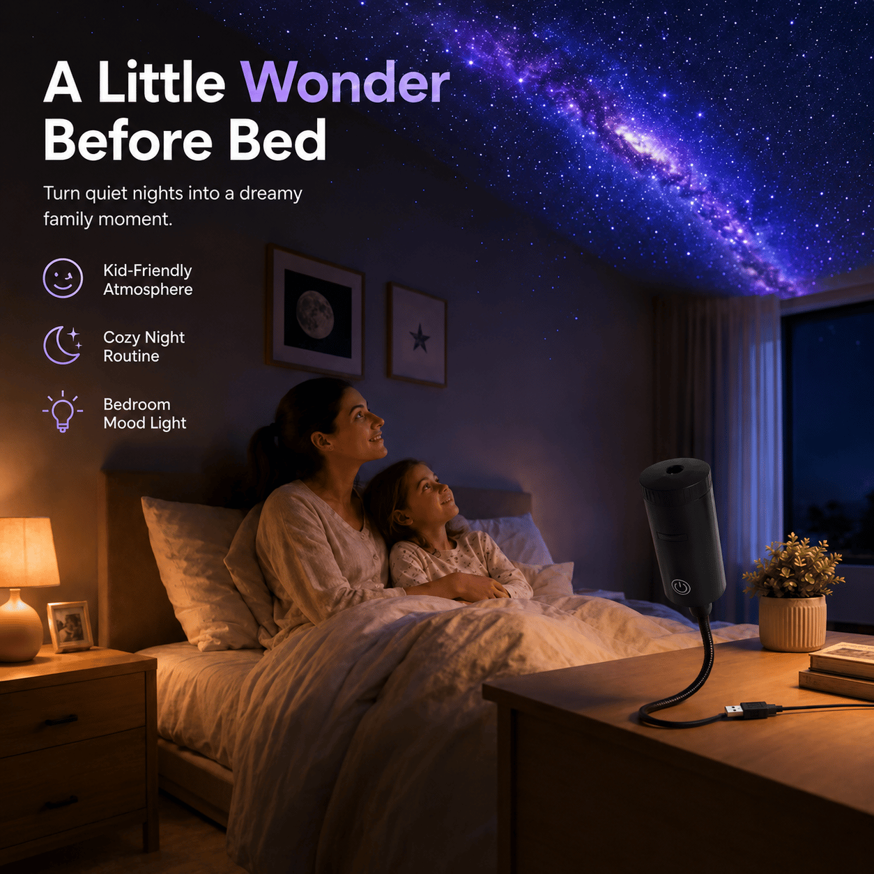 ✨ Plug-and-Play HD Star Projecto