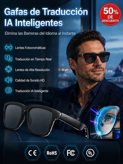 Gafas inteligentes con Bluetooth AI