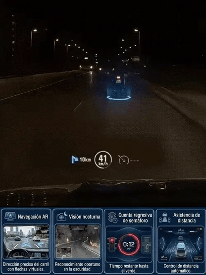 Proyector digital HUD de velocidad GPS para automóvil