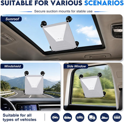 Starlink Mini Silicone Protective Case & 4-Cup Suction Mount Kit