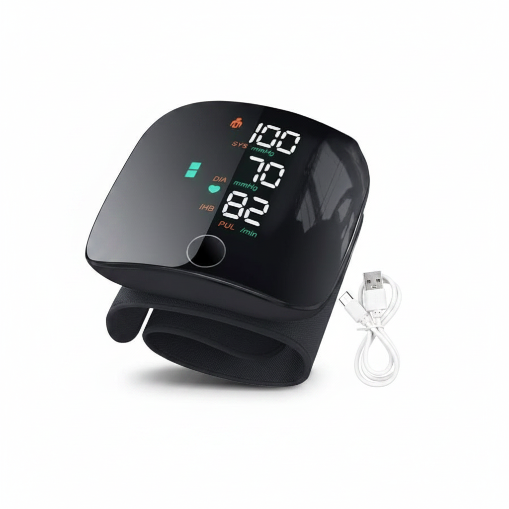 SmartPulse™ Wrist Blood Pressure Monitor | One-Touch, Rechargeable & Portable