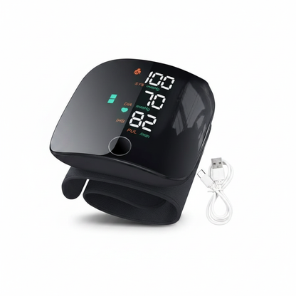 SmartPulse™ Wrist Blood Pressure Monitor | One-Touch, Rechargeable & Portable