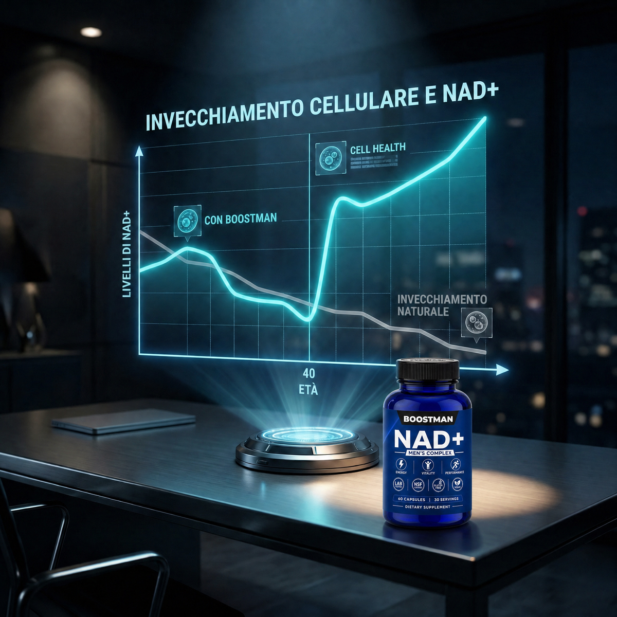 BOOSTMAN NAD+ FOR MEN: REGAIN YOUR VITALITY