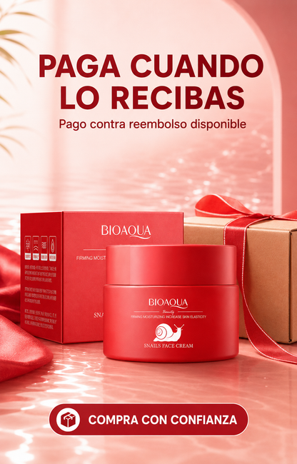 BIOAQUA Snails Face Cream — Crema facial hidratante 60 g