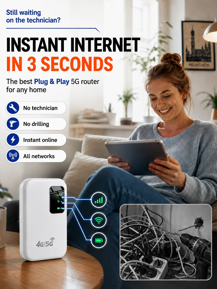 【0 Cost Enjoying Network】Portable Pocket WiFi🛰️