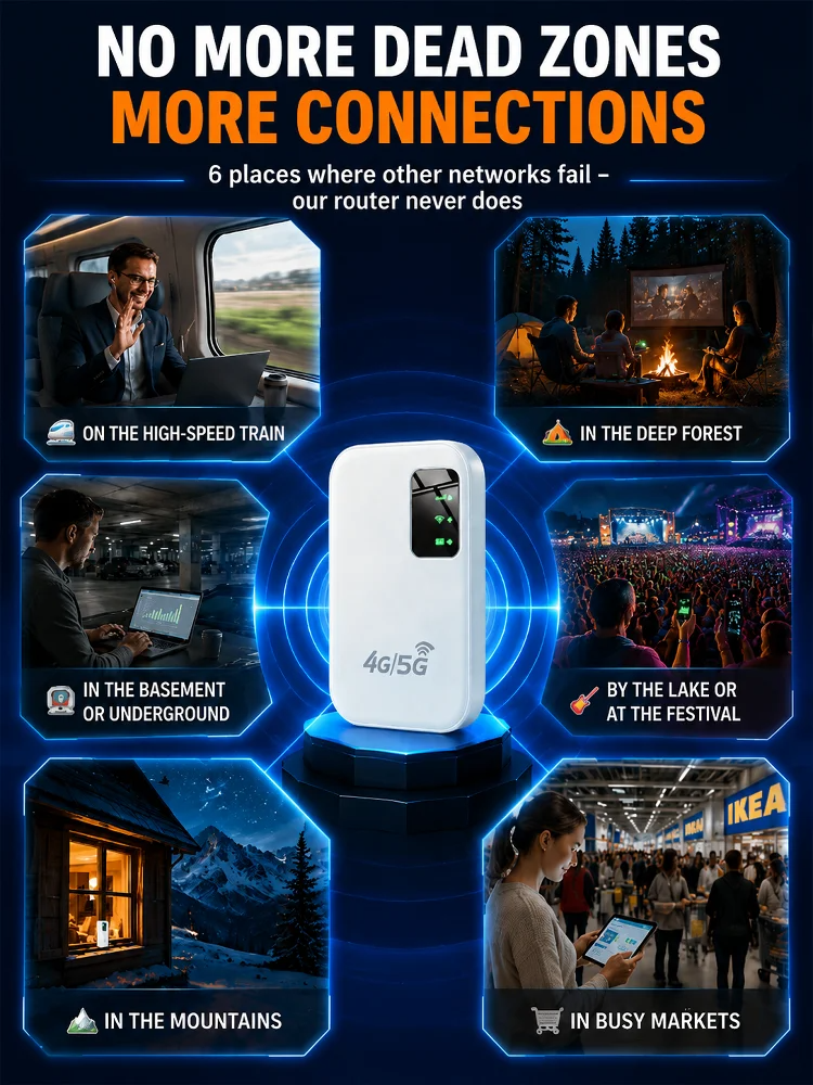 【0 Cost Enjoying Network】Portable Pocket WiFi🛰️